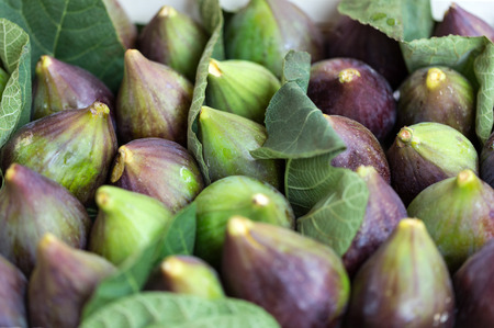 Tasty organic figs at local marketの写真素材