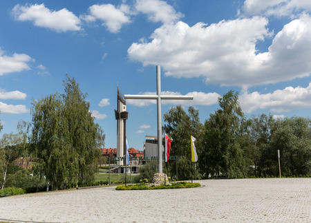 CRACOW; POLAND - JULY 22; 2016: The Divine Mercy Sanctuary in Lagiewniki; Cracow; Polandのeditorial素材