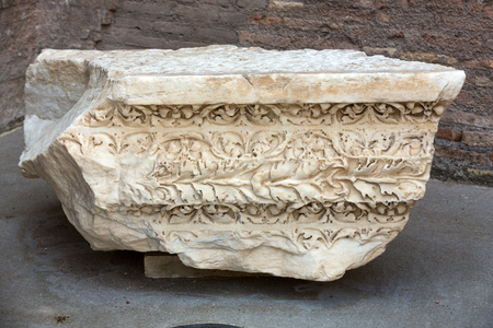 The baths of Diocletian (Thermae Diocletiani) in Rome. Italyのeditorial素材