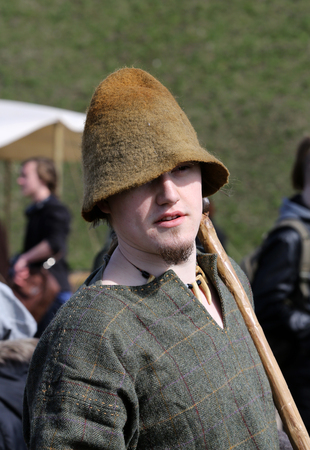 KRAKOW, POLAND - MARCH 29, 2016: Unidentified participants of Rekawka - Polish tradition, celebrated in Krakow on Tuesday after Easter. Currently has the character of festival historical reconstructionのeditorial素材