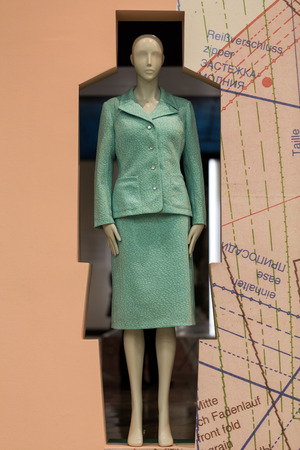 CRACOW, POLAND - JANUARY 24, 2016: Exhibition titled Fashionable in Communist Poland which reflects...