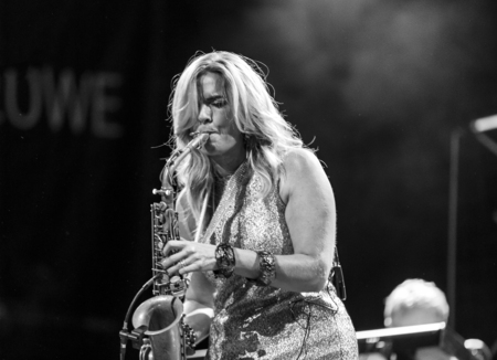 Candy Dulfer live on stage in ICE Cracow, Polandのeditorial素材