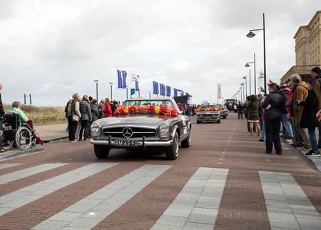 NOORDWIJK, NETHERLANDS - 22 APRIL 2017: the traditional flowers parade Bloemencorso from Noordwijk...