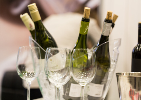 CRACOW, POLAND - NOVEMBER 17, 2016:  International Wine Trade Fair ENOEXPO in Cracow is a professional event dedicated to wine. Every year the producers of wine from all around the world meet the importers, distributors and representatives. Cracow. Polandのeditorial素材