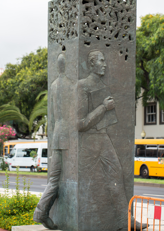 Funchal on Madeira Island. portugalのeditorial素材