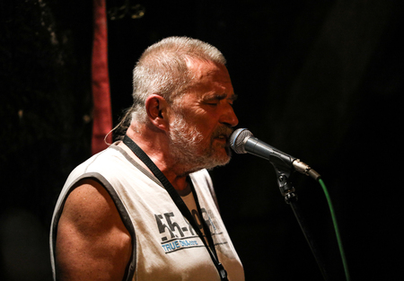 Cracow, Poland - June 25, 2018: Laboratorium performs live at the Summer Jazz Festival in Krakow, is the 23rd edition of the festival, which will host over 150 concerts and will perform over 500 jazz musiciansのeditorial素材