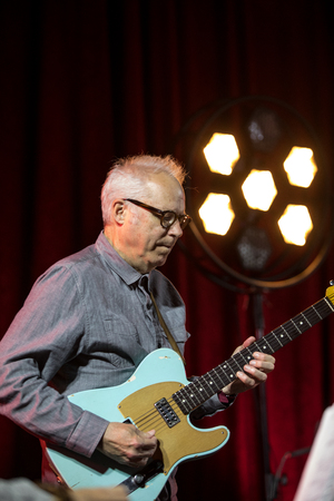 Cracow, Poland - June 28, 2018: Charles Lloyd & The Marvels and Bill Frisell live on stage of Kijow.Centre at the Summer Jazz Festival in Krakow. Polandのeditorial素材