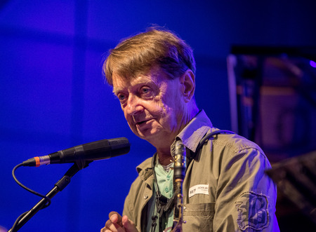 Cracow, Poland - June 29, 2018: Zbigniew Namyslowski Quintet  live on stage of Manggha Museum of Japanese Art and Technology at the Summer Jazz Festival in Krakow. Polandのeditorial素材