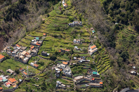 Valley of the Nuns, Curral das Freiras on Madeira Island, Portugalの写真素材