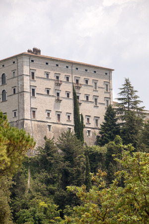 View of the Benedictine abbey of Montecassino. Italyのeditorial素材