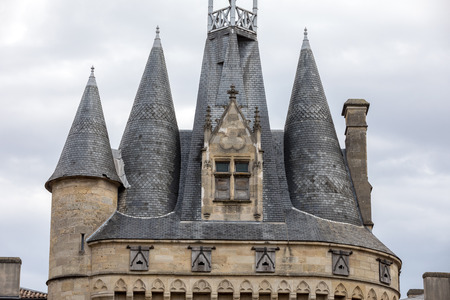 City Gate Cailhau, medieval gate in Bordeaux, Gironde department, France