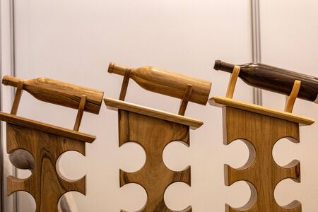 Cracow, Poland - November 20, 2019: International Wine Trade Fair ENOEXPO in Cracow. Producers of wine from all around the world meet the importers distributors and representatives. Cracow. Polandのeditorial素材