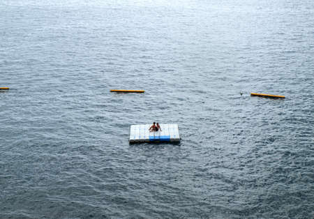 An idea for a safe holiday during a pandemicのeditorial素材