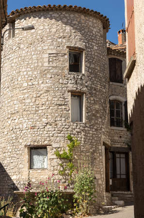 Beauty stone house in Sault, Provence, France.のeditorial素材
