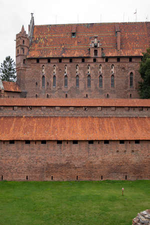 Malbork Castle, formerly Marienburg Castle, the seat of the Grand Master of the Teutonic Knights,...