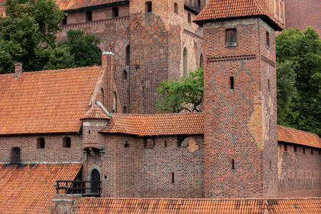 Malbork Castle, formerly Marienburg Castle, the seat of the Grand Master of the Teutonic Knights,...