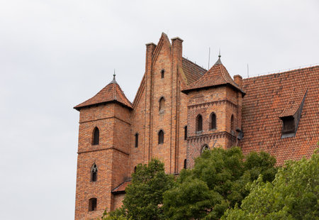 Malbork Castle, formerly Marienburg Castle, the seat of the Grand Master of the Teutonic Knights,...