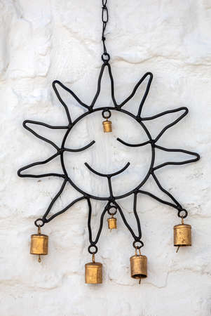 Alberobello, Italy - September 16, 2019: Traditional Apulian souvenirs on display outside a shop in...