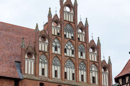Malbork Castle, formerly Marienburg Castle, the seat of the Grand Master of the Teutonic Knights,...