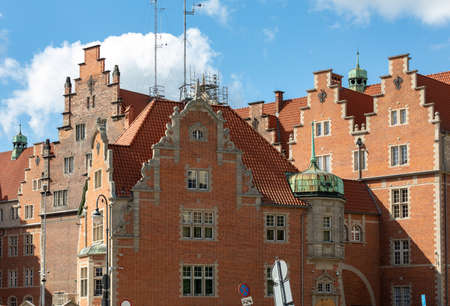 Gdansk, Poland - Sept 6, 2020: The Internal Security Agency building in Gdansk. Poland