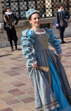 Krakow, Poland - July 27, 2021: Performance - When bells are dancing performed by Cracovia Danza Ballet at Wawel Royal Castle as part of the 22nd Cracovia Danza Court Dance Festivalのeditorial素材