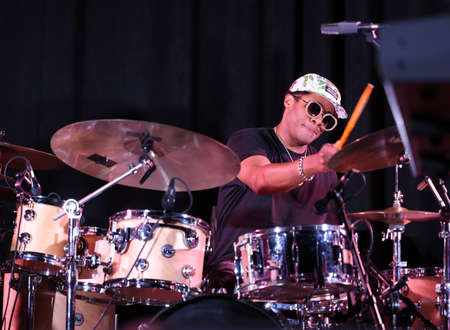 Cracow, Poland - July 08, 2022: Kenny Garrett Quintet performing live on the Kijow Center stage at Summer Jazz Festival in Cracow, Polandのeditorial素材