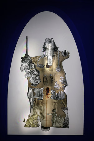 Venice, Italy - September 6, 2022: 59th Venice Art Biennale in Venice. Queendom by Ilit Azoulay in Israel pavilionのeditorial素材