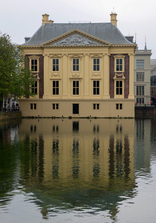The Hague, Netherlands - April 17, 2023: The Mauritshuis museum building inThe Hague, The Netherlandsのeditorial素材