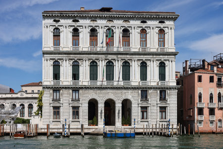 Venice, Italy - September 5, 2022: The Renaissance Palazzo Corner della Ca' Granda on the Grand Canal, San Marco, Venice, Italyのeditorial素材