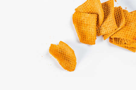 Handmade crispy rice slices