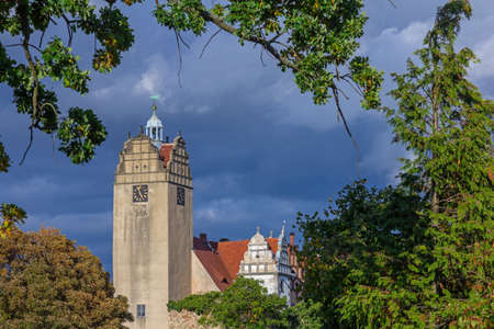 closed with castle towerのeditorial素材