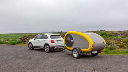 car with trailer