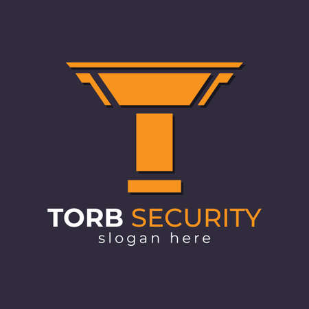 The T  Concept Is Used For Security, Companies Or Individuals, Simple And Goodのイラスト素材