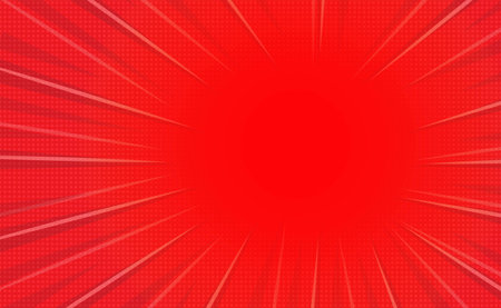Comic Zoom Background Styleのイラスト素材