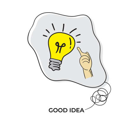 Confusion Clarity Or Path Vector Idea Concept. Simplifying The Complex with doodle styleのイラスト素材