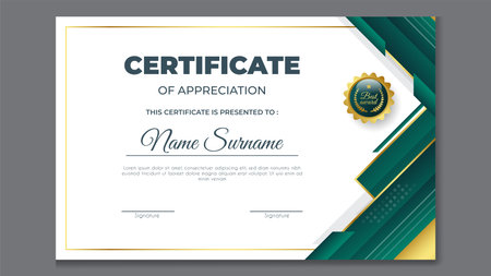 certificate template,diploma layout,A4 size,vector illustrationsのイラスト素材