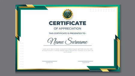 Certificate template, Diploma design,Vector Illustration EPS10のイラスト素材