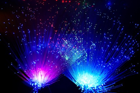 abstract Internet technology fiber optic backgroundの写真素材