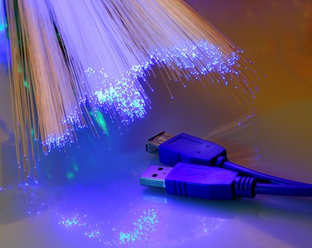 USB plugs and sockets の写真素材