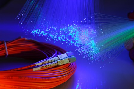 net cable connect to Internetの写真素材