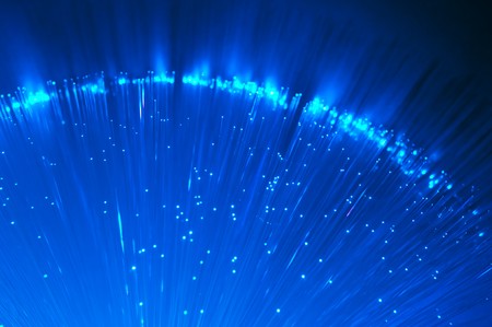 Internet technology fiber optic background の写真素材
