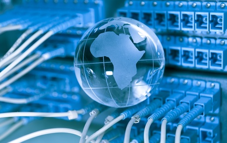 world map technology style against fiber optic background world map technology style against fiber optic background