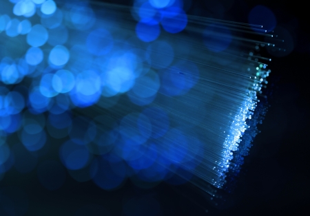 fiber optical picture with details and light effectsの写真素材