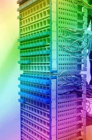 internet network server room