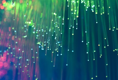 Abstract Internet technology fiber optic background 