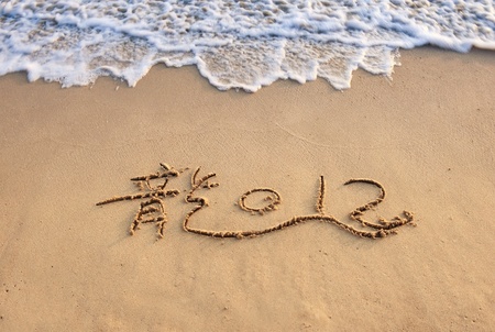 dragon 2012 on the beach of sunrise 