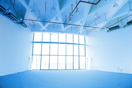 Interior of stadium