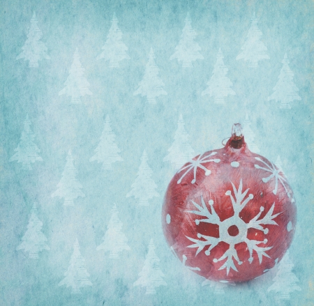Christmas decoration on Vintage christmas の写真素材