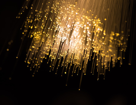 fiber optical network cableの写真素材