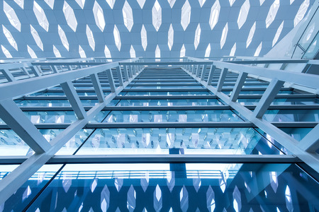 Modern Architecture of airport stationのeditorial素材